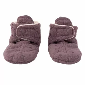 Lodger Slipper Folklore Fleece mazuļu čības, purpurkrāsas, 6-12 mēneši