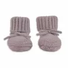 Lodger Slipper Merino vilnas zīdaiņu čības, rožu krāsā, 0-6 mēneši