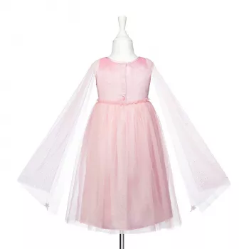 Souza! Princeses feju kostīma kleita ar tilla svārkiem un piedurknēm, rozā, Silvianne, 5-7 gadi