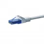 DSIT CAT6a U/UTP Ethernet tīkla kabelis, 100% varš, 1,5 m, balts DC-U6A2-015