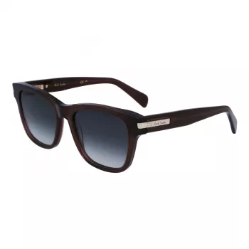 Paul Smith Unisex Saulesbrilles P23601SHOWIT Taisnstūra Melns Rāmis Tumši Pelēkas Lēcas 55-19-145