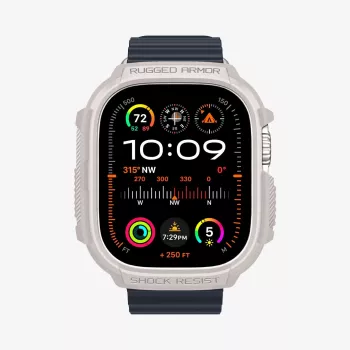 Spigen Rugged Armor korpuss Apple Watch Ultra 1/2/3 (49mm) - Dune Beige