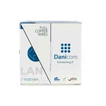 DSIT DANICOM CAT5E UTP 305m PVC (Fca) lielapjoma kabelis DC-UTP5E-305-FCA
