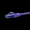 DSIT UTP CAT6a 0,25m purpura savienojuma kabelis - 100% varš (DC-U6A8-002)