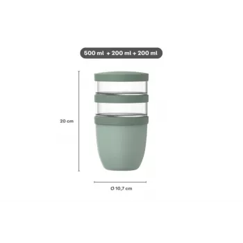 MEPAL Thermo Lunchpot Ellipse termoss trauks Nordic Sage 700 ml 107658094700