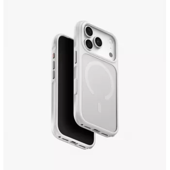 UNIQ Veren MagClick uzlādes futrālis iPhone 18 Pro / 17 Pro - melns