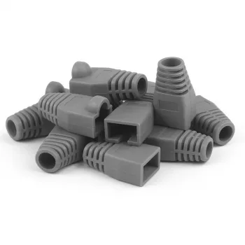 DSIT DANICOM RJ45 kabeļa uzmava pelēka liela - 10 gabali DC-RJ45-BOOT-L-GREY-10PCE