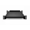 DSIT DS10-FO33 10 inch universālais fiksētais plaukts 310 mm dziļiem skapjiem, 1U, melns