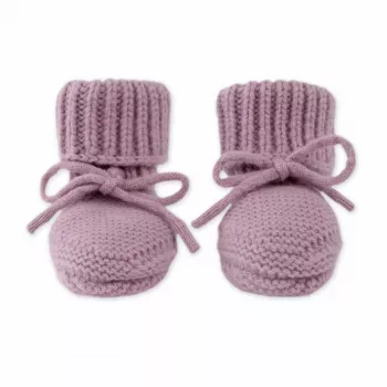 Lodger Slipper merino vilnas zīdaiņu čībiņas, violetas, 0-6 mēneši