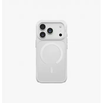 UNIQ Veren MagClick uzlādes futrālis iPhone 18 Pro / 17 Pro - Chalk Frost