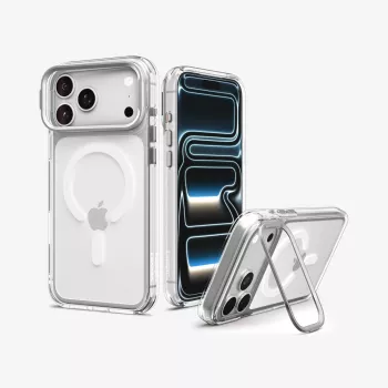 SPIGEN Ultra Hybrid Optik S MagSafe vāciņš iPhone 17 Pro Max / 18 Pro Max - caurspīdīgs/sudraba
