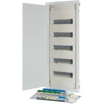 Eaton KLV-60UPP-F iekšsienas sadales skapis, 5 rindas, 60 moduļu vienības, balts 302410