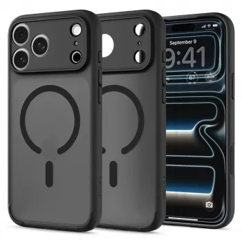 SPIGEN Ultra Hybrid MagSafe iPhone 17 Pro / 18 Pro Frost Black vāciņš