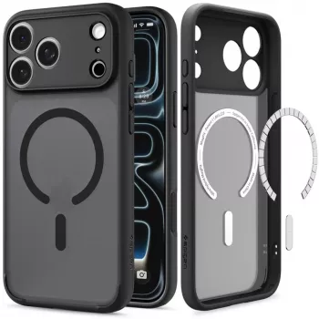 SPIGEN Ultra Hybrid MagSafe iPhone 17 Pro / 18 Pro Frost Black vāciņš