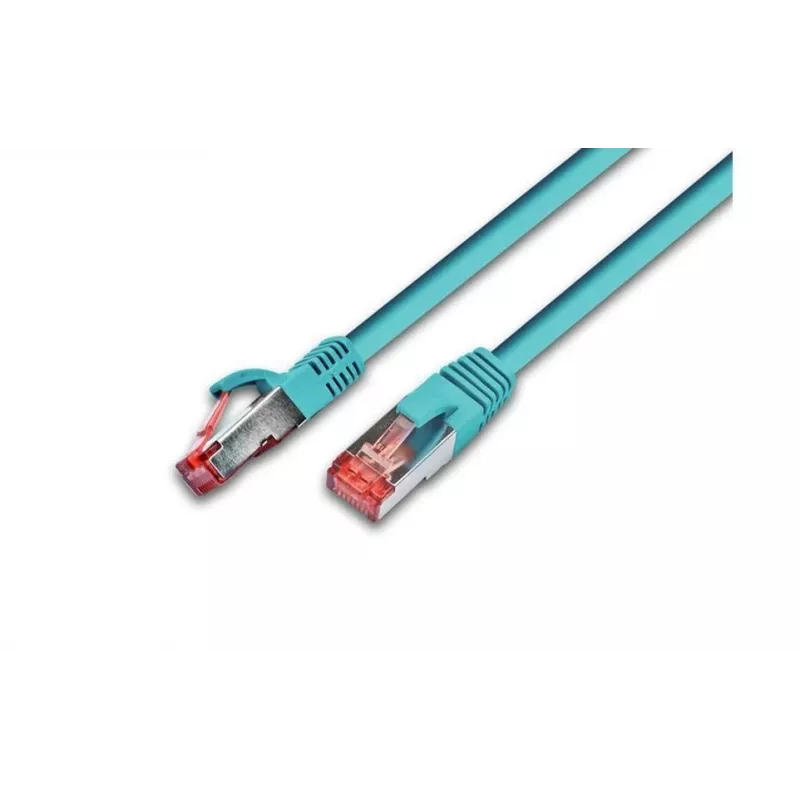 Wirewin S/FTP CAT6 0,25 m tīkla kabelis tirkīza (PKW-PIMF-KAT6 0.25 TK)