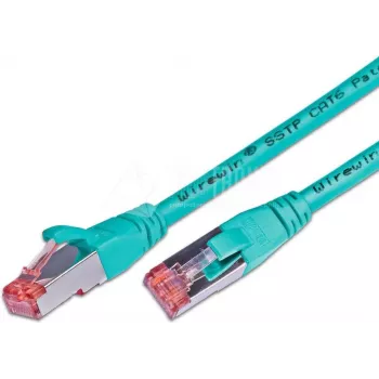 Wirewin Cat6 S/FTP LSOH tīkla kabelis, 10m, tirkīza PKW-PIMF-KAT6 10.0 TK