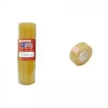 Kores līmlente caurspīdīga PP 19 mm x 33 m, 8 ruļļi (K51319)