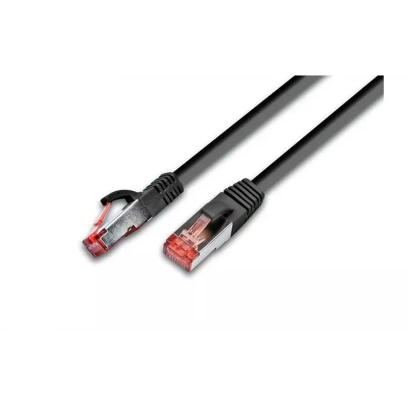 Wirewin Cat6 S/FTP PIMF tīkla kabelis, LSOH, melns, RJ45 PKW-PIMF-KAT6 2.0 SW