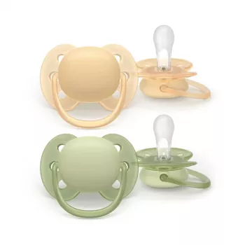 Philips Avent Ultra Soft knupītis 6-18 mēnešiem, 2 gab., zēnam
