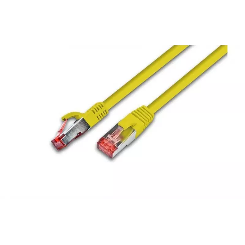Wirewin KAT6A HQ tīkla kabelis, S/FTP, LSOH, dzeltens, 10 m, RJ45 (PKW-PIMF-KAT6A 10.0 GE)