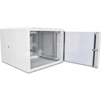 Wirewin 19 collu sienas skapītis, 2 daļu, 600x650mm, 15U (WCAB D 600X650X15U)