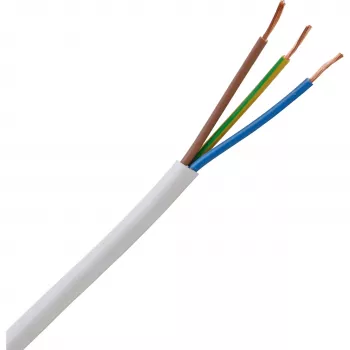 HEINRICH KOPP H05VV5-F 3G1.5 mm² balts elastīgs eļļas izturīgs PVC kabelis 10 m 151810842