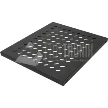 Wirewin SHELF 400 1U BL aizmugures vāks plaukta 400 mm, melns