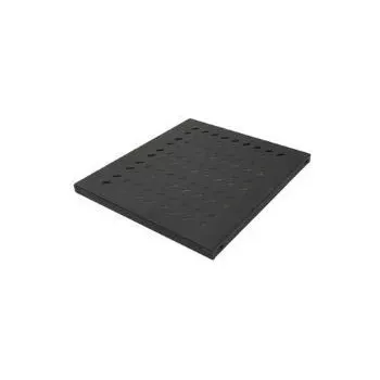 Wirewin SHELF 400 1U BL aizmugures vāks plaukta 400 mm, melns