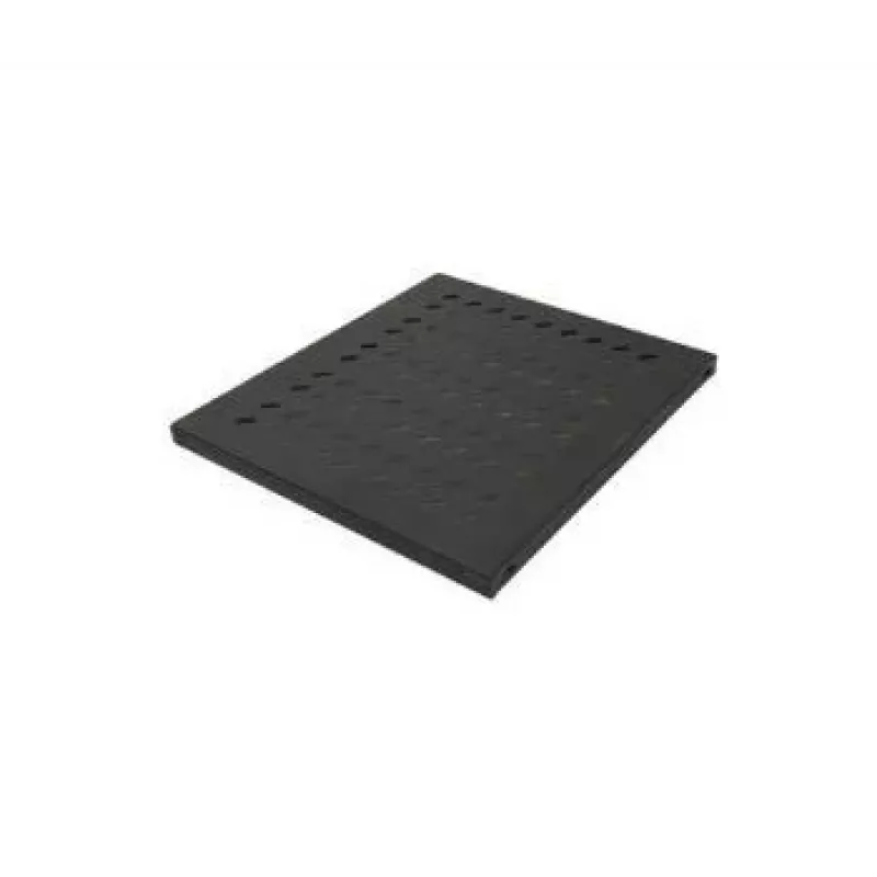 Wirewin SHELF 400 1U BL aizmugures vāks plaukta 400 mm, melns