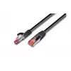 Wirewin Cat.5e F/UTP 7,5m tīkla kabelis, RJ45, melns PKW-STP-K5E 7.5 SW