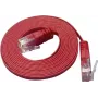 Wirewin Cat.6 Slim Patch Cable U/UTP 0,1m sarkans PKW-SLIM-KAT6 0.1 RT