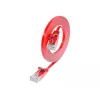 Wirewin Cat.6 Slim Patch Cable U/UTP 0,1m sarkans PKW-SLIM-KAT6 0.1 RT