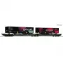 Roco 6600170 DC TX Logistik Sgns platformas vagons H0