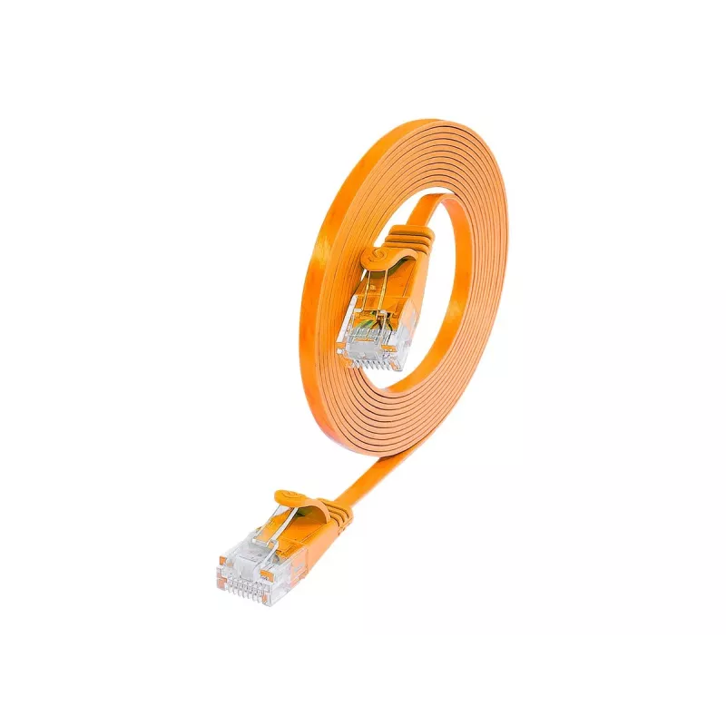 Wirewin Cat.6 Slim Ethernet tīkla kabelis, U/UTP, 0,5 m, oranžs PKW-SLIM-KAT6 0.5 OR