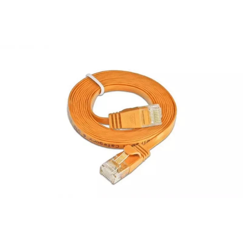Wirewin Cat.6 Slim Ethernet tīkla kabelis U/UTP 1m oranžs PKW-SLIM-KAT6 1.0 OR