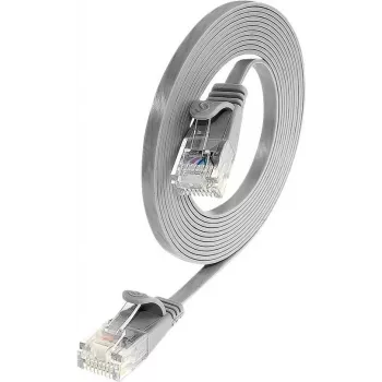 Wirewin Cat.6 U/UTP komutacinis kabelis, RJ45, 10 m, pelēks PKW-SLIM-KAT6 10.0
