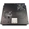 Wirewin FAN ROOF 2V BL jumta dzesēšanas ventilators 19 inch skapim, 2 ventilatori, 230V, 460 m³/h, melns