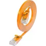 Wirewin Triotronik PKW-SLIM-KAT6 3.0 OR Cat6 U/UTP slaids Ethernet tīkla kabelis, RJ-45 tēviņš uz tēviņu, 3m, oranžs