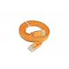 Wirewin Triotronik PKW-SLIM-KAT6 3.0 OR Cat6 U/UTP slaids Ethernet tīkla kabelis, RJ-45 tēviņš uz tēviņu, 3m, oranžs