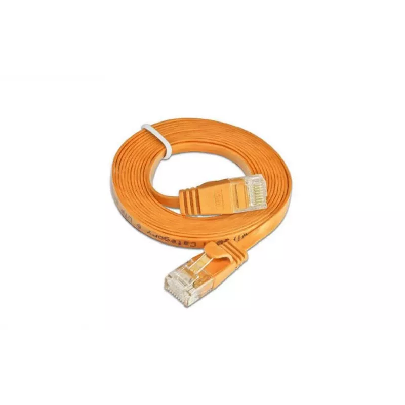 Wirewin Triotronik PKW-SLIM-KAT6 3.0 OR Cat6 U/UTP slaids Ethernet tīkla kabelis, RJ-45 tēviņš uz tēviņu, 3m, oranžs