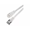 Wirewin Cat.6 SLIM tīkla kabelis STP PIMF 0,1m pelēks PKW-STP-SLIM-KAT6 0.1