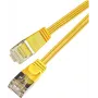 Wirewin Cat.6 SLIM tīkla kabelis, STP(PIMF), 0,75 m, dzeltens (PKW-STP-SLIM-KAT6 0.75 GE)