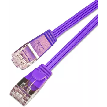 Wirewin SLIM tīkla savienojuma kabelis STP, violets, 0,75 m, Cat6 S/UTP (PKW-STP-SLIM-KAT6 0.75 VT)