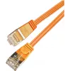 Wirewin Triotronik PKW-STP-SLIM-KAT6 5.0 OR Cat6 U/FTP slim Ethernet tīkla kabelis, RJ45 male to male, 5m, oranžs