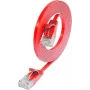 Wirewin Cat.6 Slim Ethernet tīkla kabelis U/UTP 0,5m sarkans PKW-SLIM-KAT6 0.5 RT