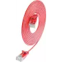 Wirewin Cat.6 Slim-Light tīkla kabelis U/UTP 0,15m sarkans PKW-LIGHT-K6 0.15 RT