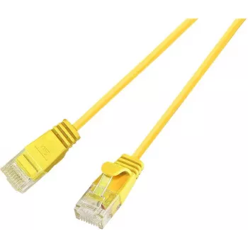 Wirewin SLIM UL6 1 GE - Cat.6 Slim-Light tīkla kabelis, U/UTP, 1,0 m, dzeltens (PKW-LIGHT-K6 1.0 GE)