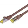 Wirewin Cat6a S/FTP tīkla kabelis, 70m, brūns, RJ45, 10Gbps, 500MHz, PIMF PKW-PIMF-KAT6 70.0 BR