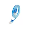 Wirewin Cat.6 Slim Ethernet tīkla kabelis U/UTP 0,25 m zils PKW-SLIM-KAT6 0.25 BL