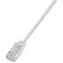Wirewin SLIM UL6 1.5 WS - Cat.6 Slim-Light tīkla kabelis, U/UTP, 1,5 m, balts (PKW-LIGHT-K6 1.5 WS)